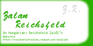 zalan reichsfeld business card